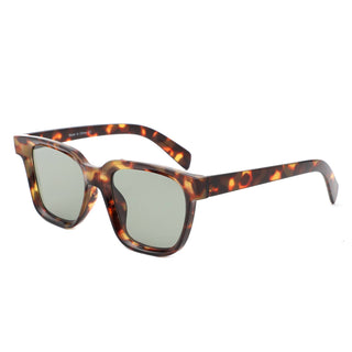 Classic Square Curved Lens Sunglasses - Assorted Colors