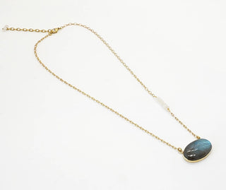 Labradorite Aura Necklace