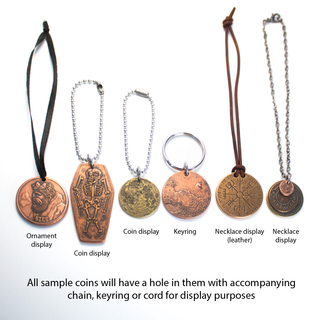 Naughty or Nice Copper Decision Maker Keepsake token