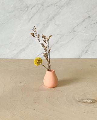 Miniature Concrete Bud Vases | Pale Blue