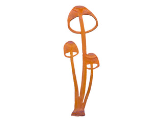 Mushroom Tab Metal Silhouette Garden Yard Art Home