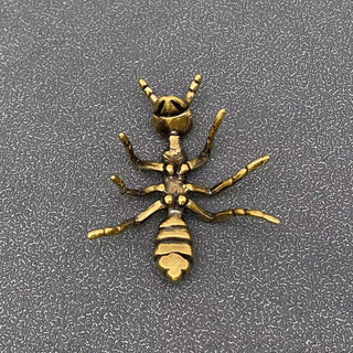 Vintage Brass Ant Desktop Figurine