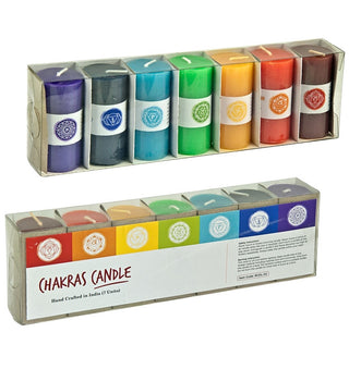 Chakra 7pc Candle Set