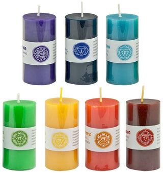 Chakra 7pc Candle Set