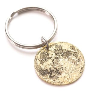 Harvest Moon Brass Necklace: Charm