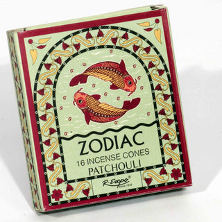 Zodiac Incense Cones- Pisces: Patchouli
