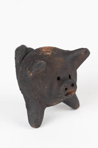 Good Luck Pig - "Chanchito", Dark Terra Cotta