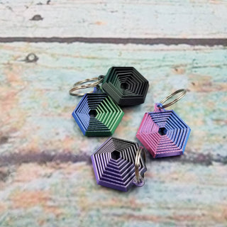 Keychain Hexagon Fidget Decompression Fidget Toy
