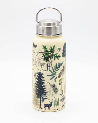 32oz Steel Insulated Bottle - Woodland Forest