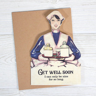 Get Well Soon Sarcastic Sympathy Card