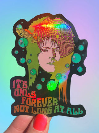 Labyrinth David Bowie Hologram Sticker