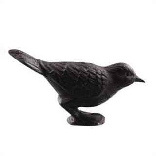 Perched Bird, Cast Iron - Brown