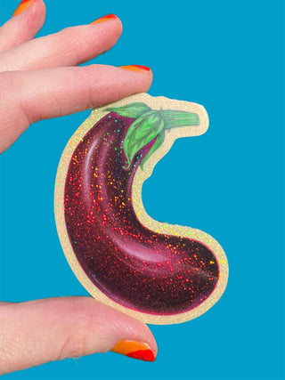 Eggplant Sticker - 3 Inch