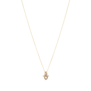 Classic Thistle Necklace: Labradorite
