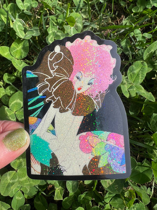 Pink Fairy Sticker - 3 Inch