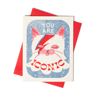 You Are Iconic - Risograph Greeting Card