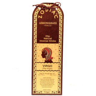 Zodiac Incense- Virgo: Lemon Grass