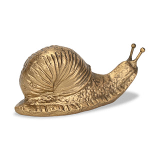 Verdor Golden Snail Cast Iron Decor