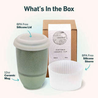 Emerald Ceramic Travel Mug – 12oz