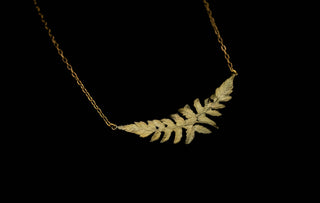 Fern Leaf Pendant by Michael Michaud