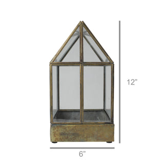 Terrarium Leaded Glass