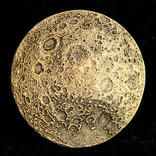 Harvest Moon Brass Coin - Small: 1 " Full Moon