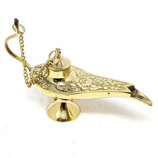 Brass Lamp Incense Cone Burner