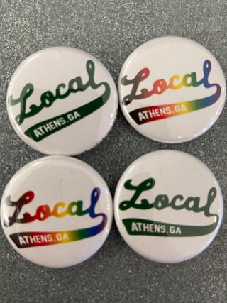 Athens Local Button Pin Badge