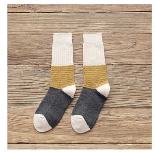 Winona - Beige/Yellow Socks