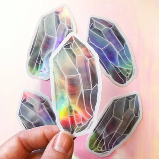 Angel Aura Quartz Holographic Sticker