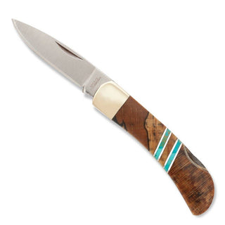 Spalted Beech 3" Lockback Knife - Single