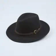 Houston Black Festival Style Felt Hat - Unisex