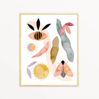 Sun Moth ~ 8x10 Art Print