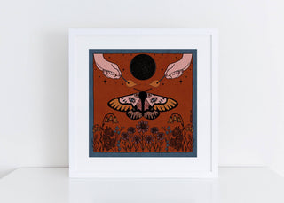 Moth to the Flame Giclee Art Print