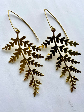 Fern Leaf Earrings