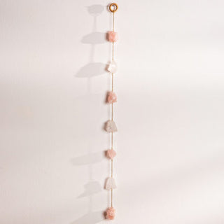 Love Wall Hanging Rose Quartz