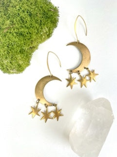 Indie South | Moon & Stars Earrings