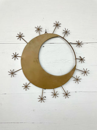 Brass Moon Wall Hanger