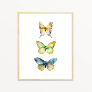 Watercolor Butterflies #4 ~ Art Print