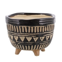 Apache Print Bowl - Black and White