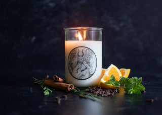 Krampus Candle