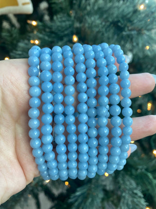 Angelite Beaded Bracelet