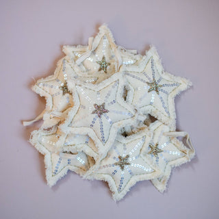 Sequin Bullion Star | Cotton & Lavender Filled Sachet