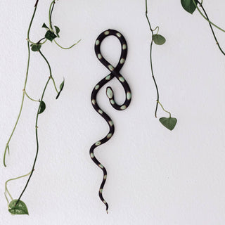 Stevie - Ceramic Wall Snake