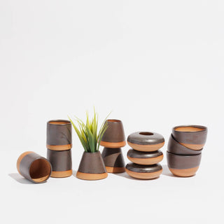 Tiny Planter - Cocoa Brown